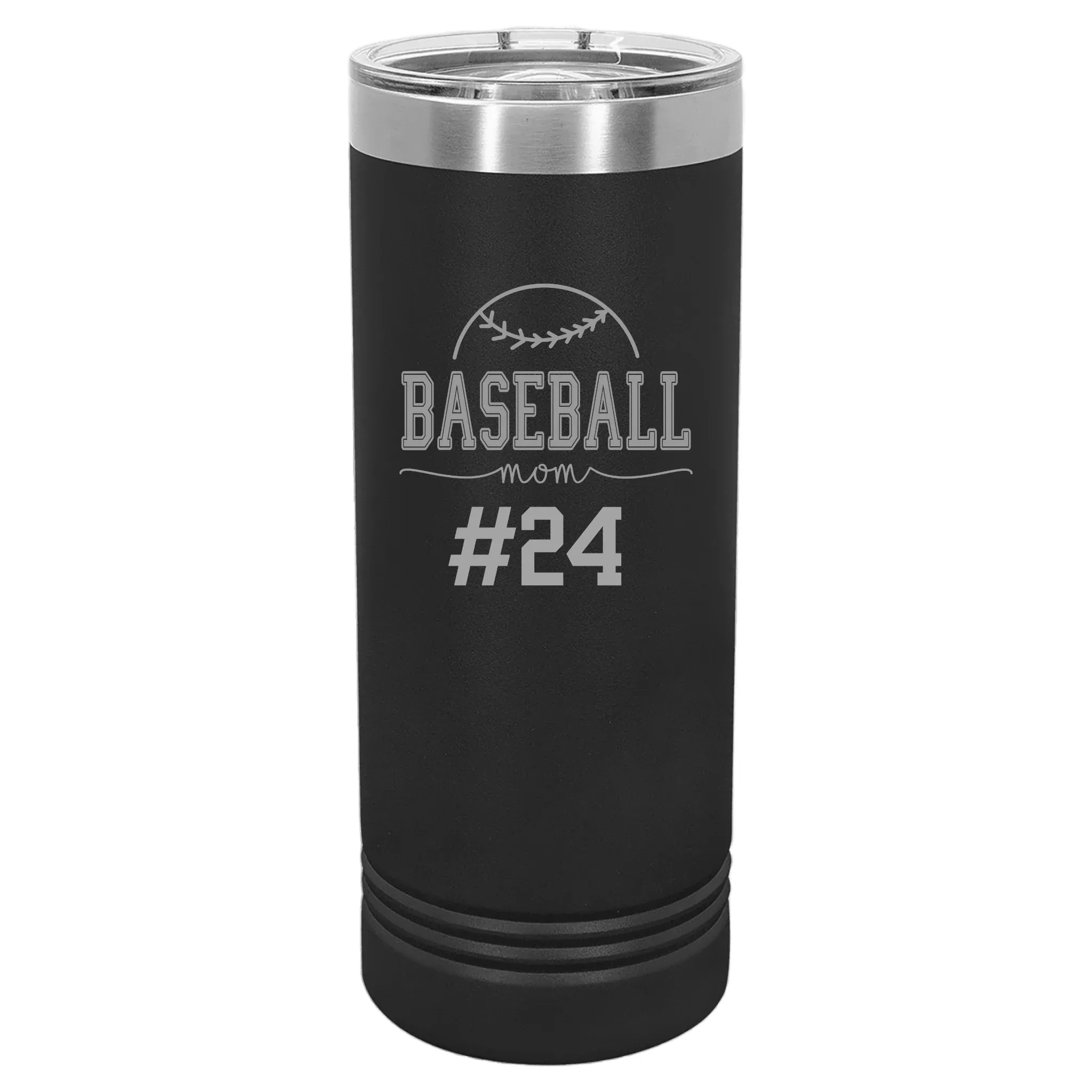 Baseball Mom 22 oz. Insulated Tumbler - with or without the number