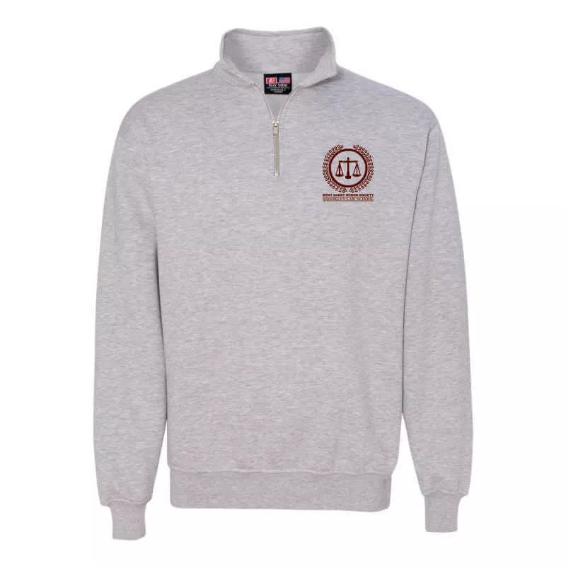 Bayside Quarter Zip Pullover Sweatshirt