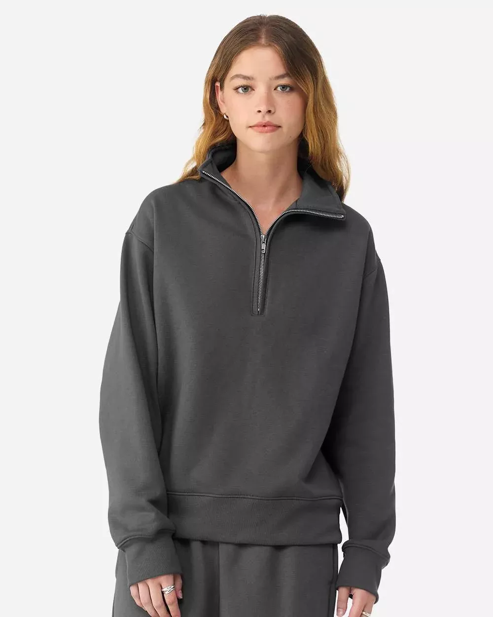 BELLA + CANVAS 4740 Unisex 10 oz Quarter-Zip Pullover Sweatshirt