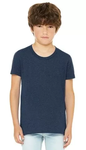 Bella+Canvas BC3001YCVC Youth Heather CVC Short Sleeve Tee