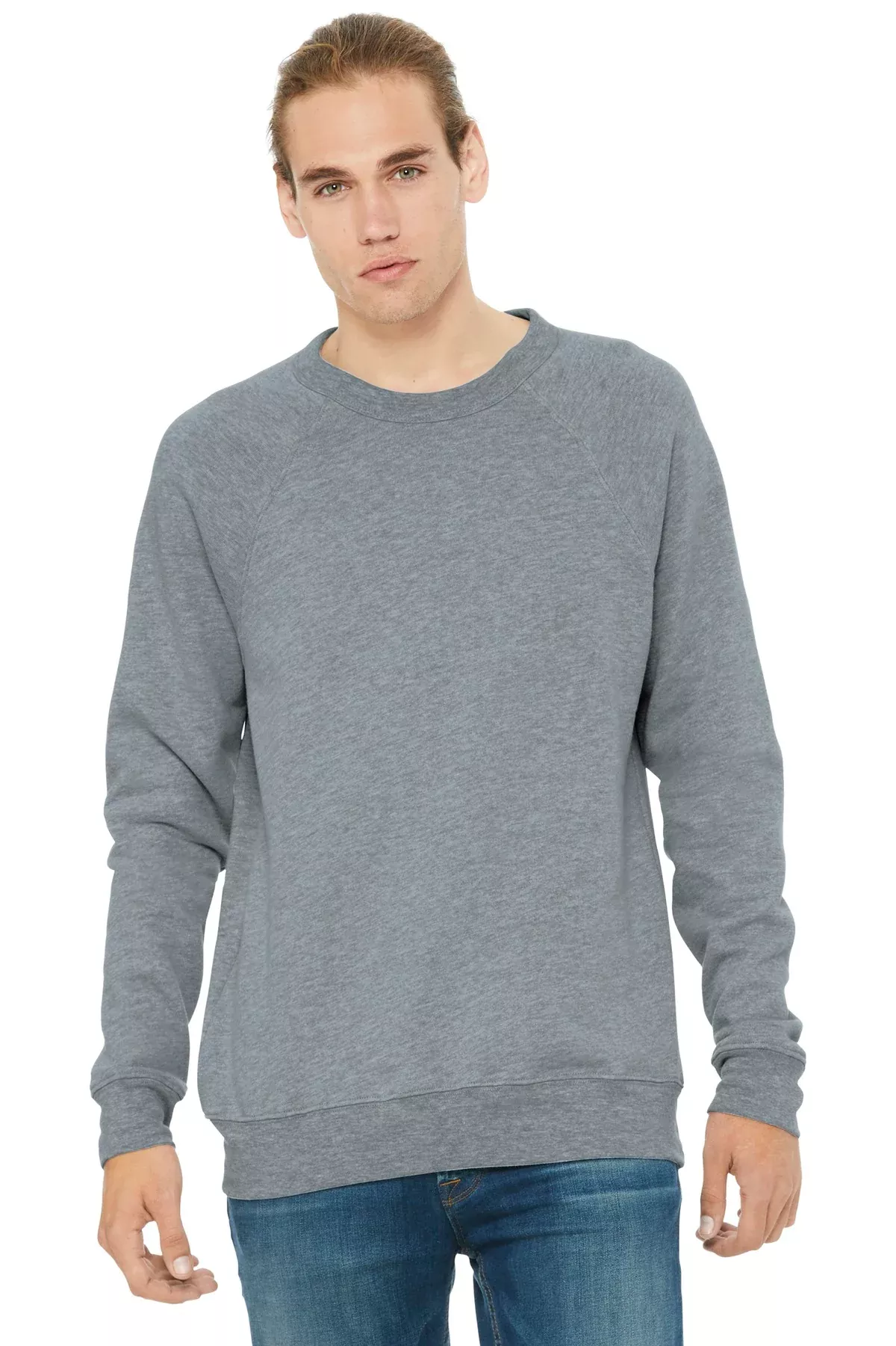 BELLA+CANVASUnisex Sponge Fleece Raglan Sweatshirt. BC3901
