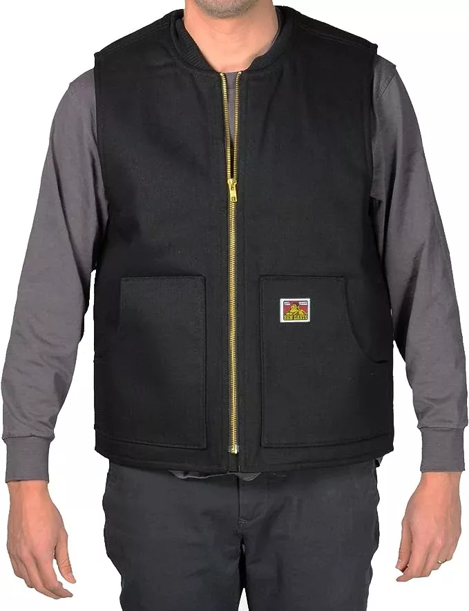 Ben Davis Lined Vest - Black (294)