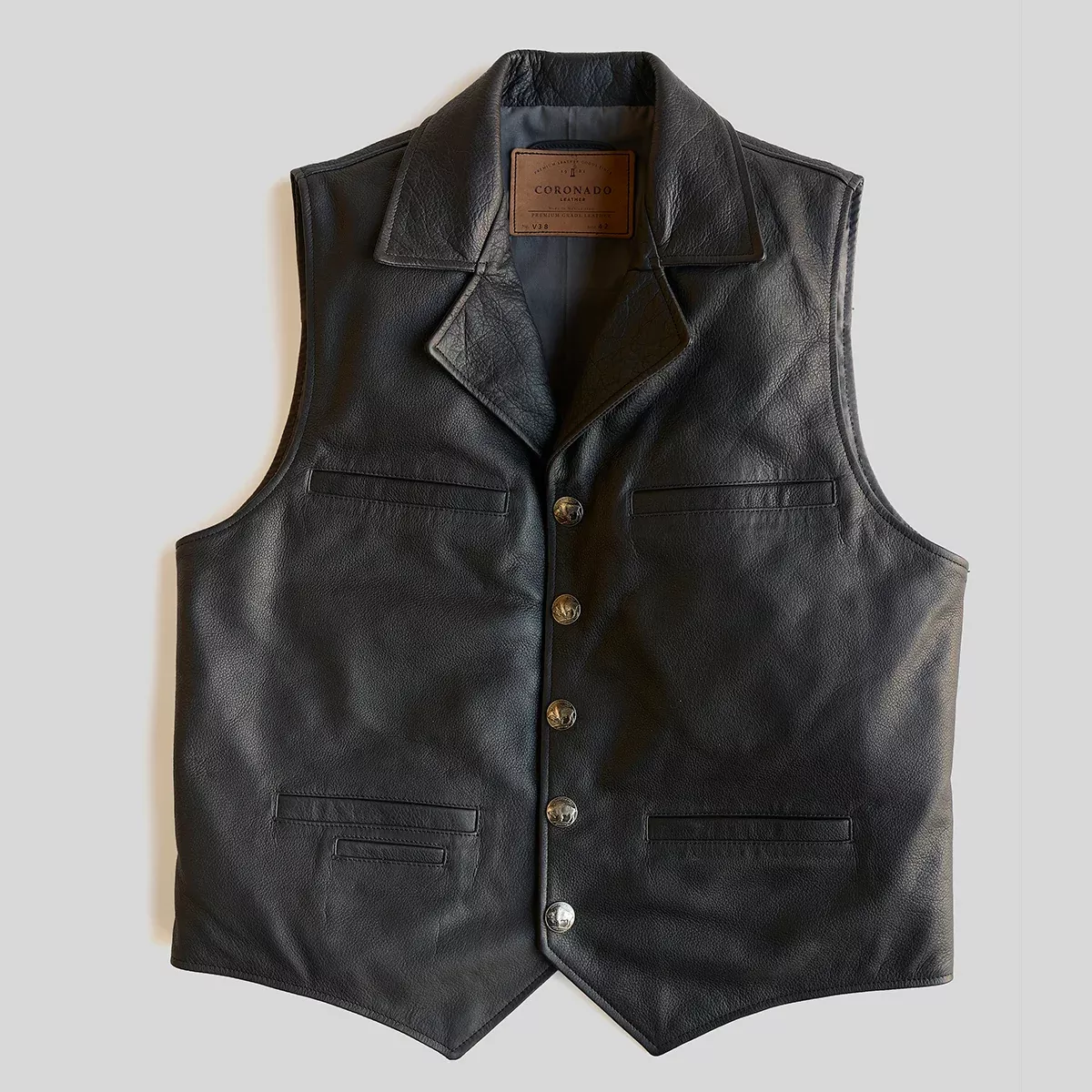 Bison Ranchers Vest No.39 | Black L.E.