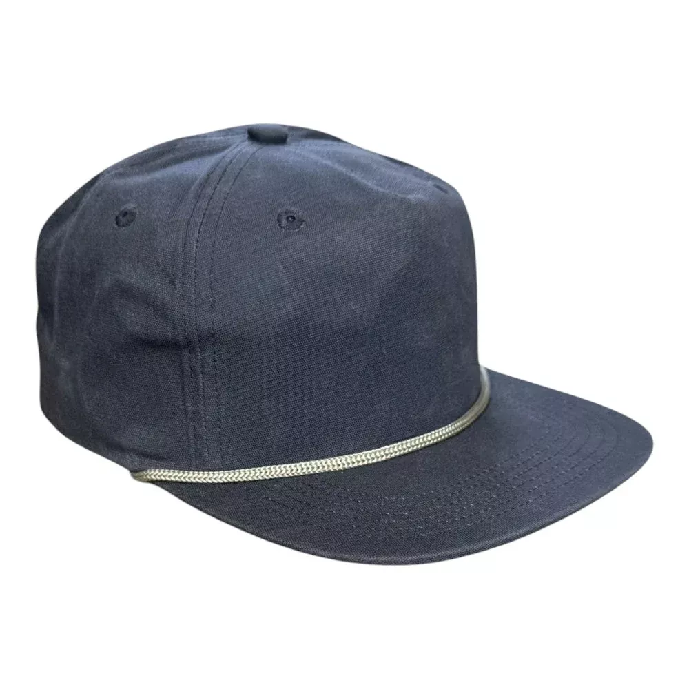 Blank Rope Hats Waxed Canvas Cap