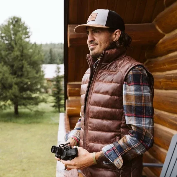 Bridger Leather Down Vest