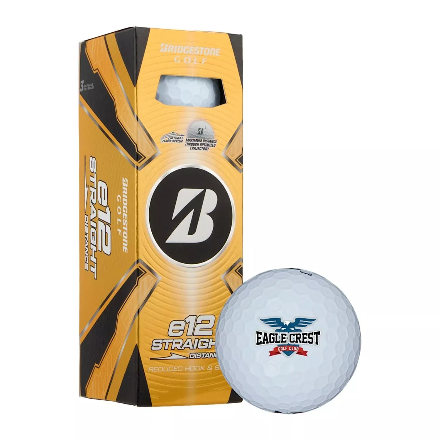 Bridgestone - e12 Straight Golf Balls 3-Pack
