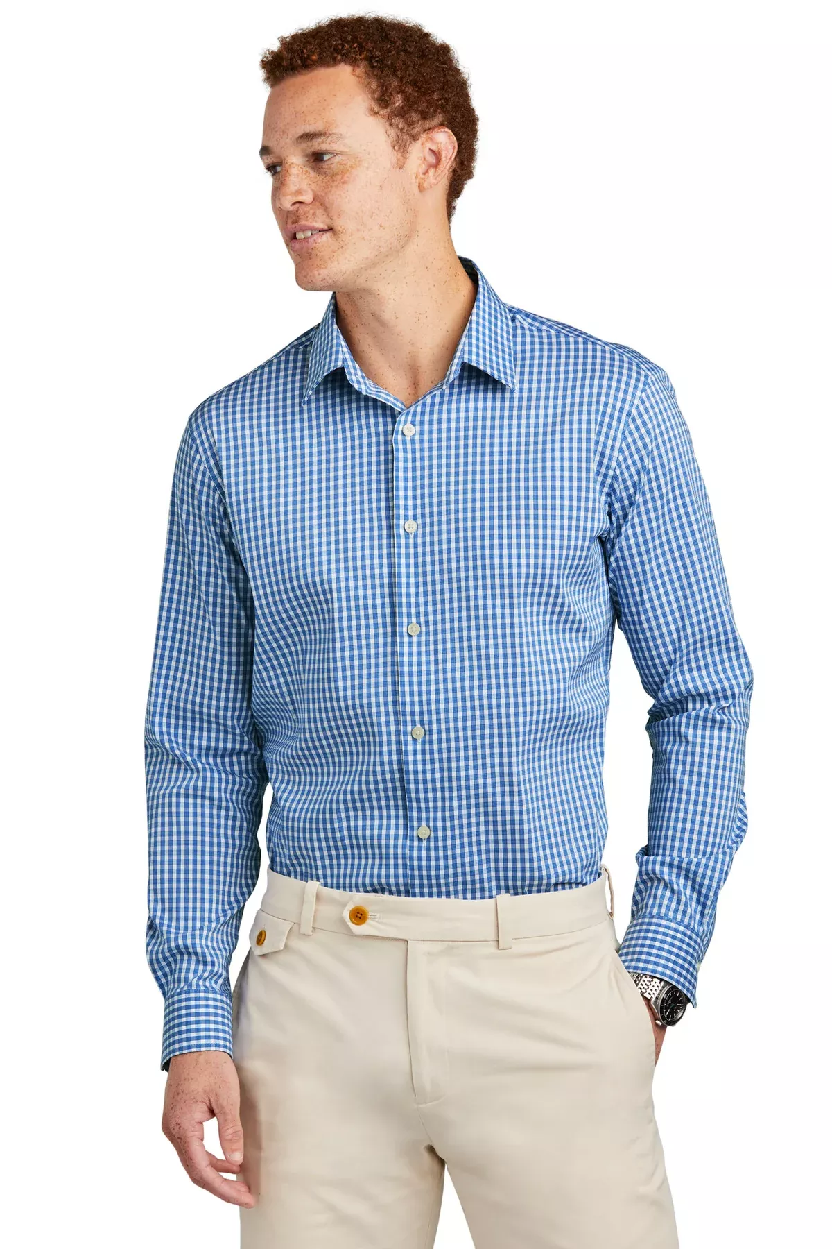 Brooks Brothers BB18006 | Shirt | Tech Stretch Patterned