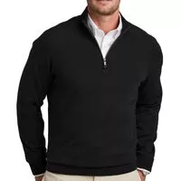 Brooks Brothers Cotton Stretch 1/4-Zip Sweater BB18402