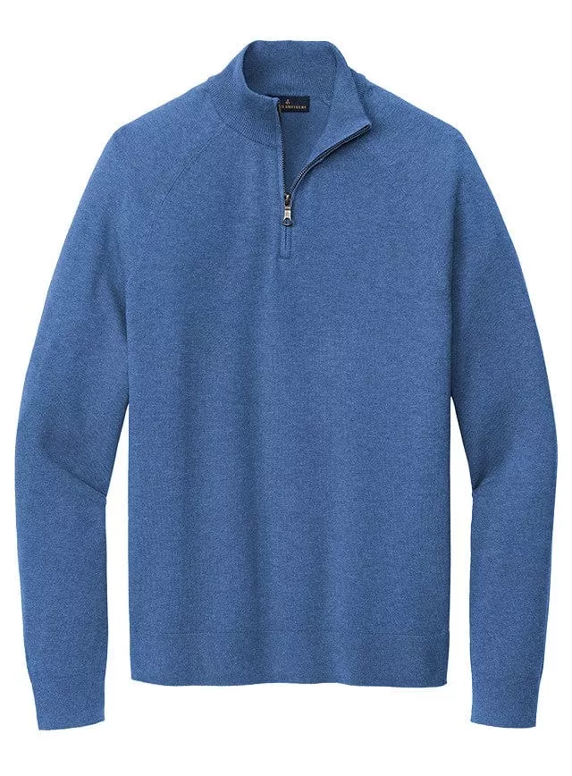 Brooks Brothers - Men's Cotton Stretch 1/4-Zip Sweater