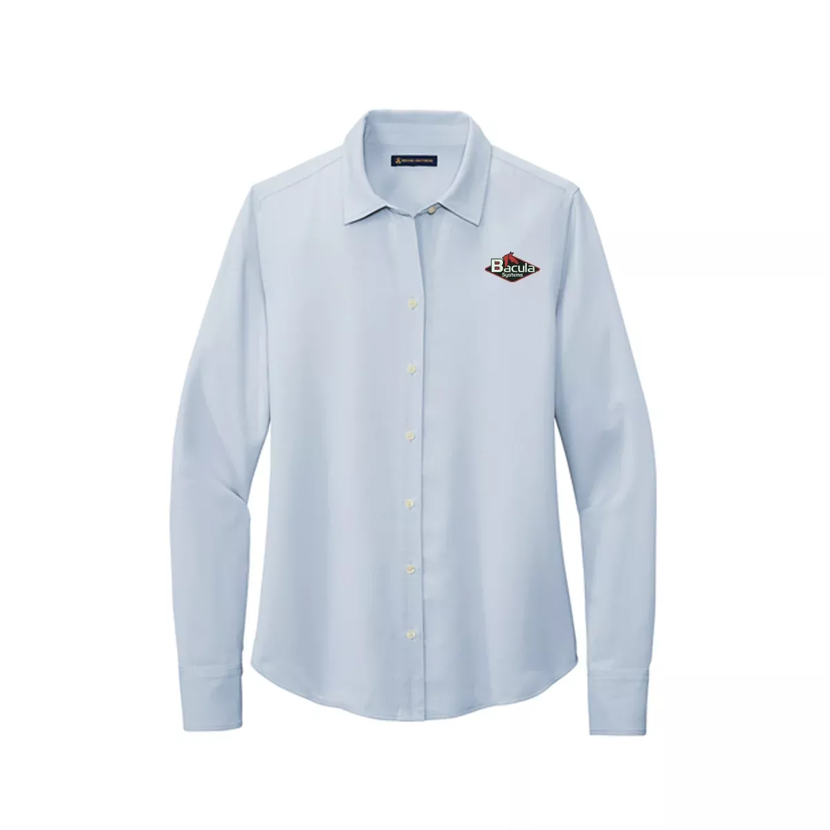 Brooks Brothers Women's Full-Button Satin Blouse