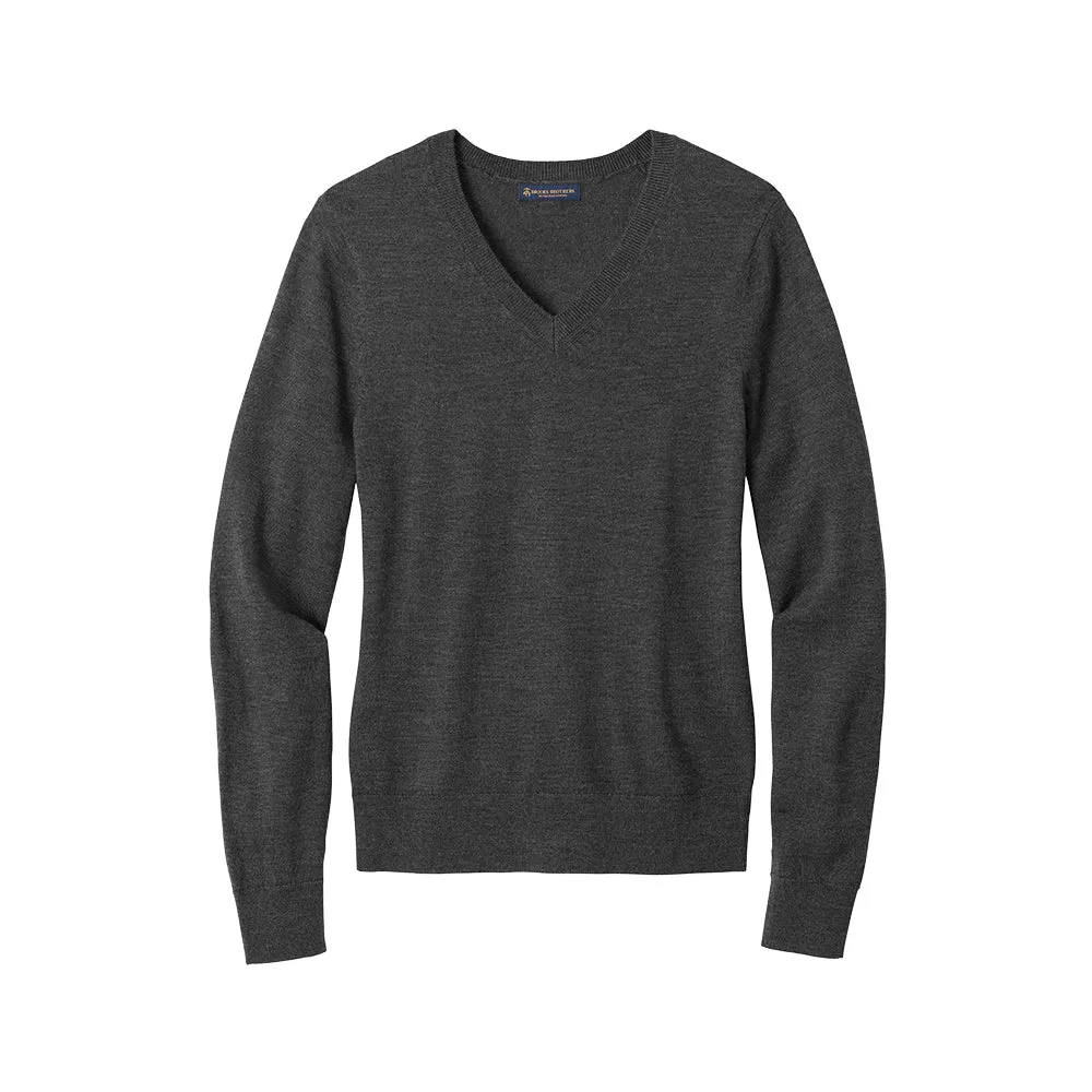 Brooks BrothersWomen’s Washable Merino V-Neck Sweater
