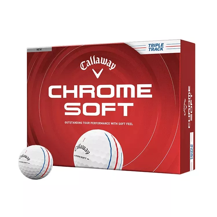 Callaway - Chrome Soft Triple Track Golf Balls 12-Pack