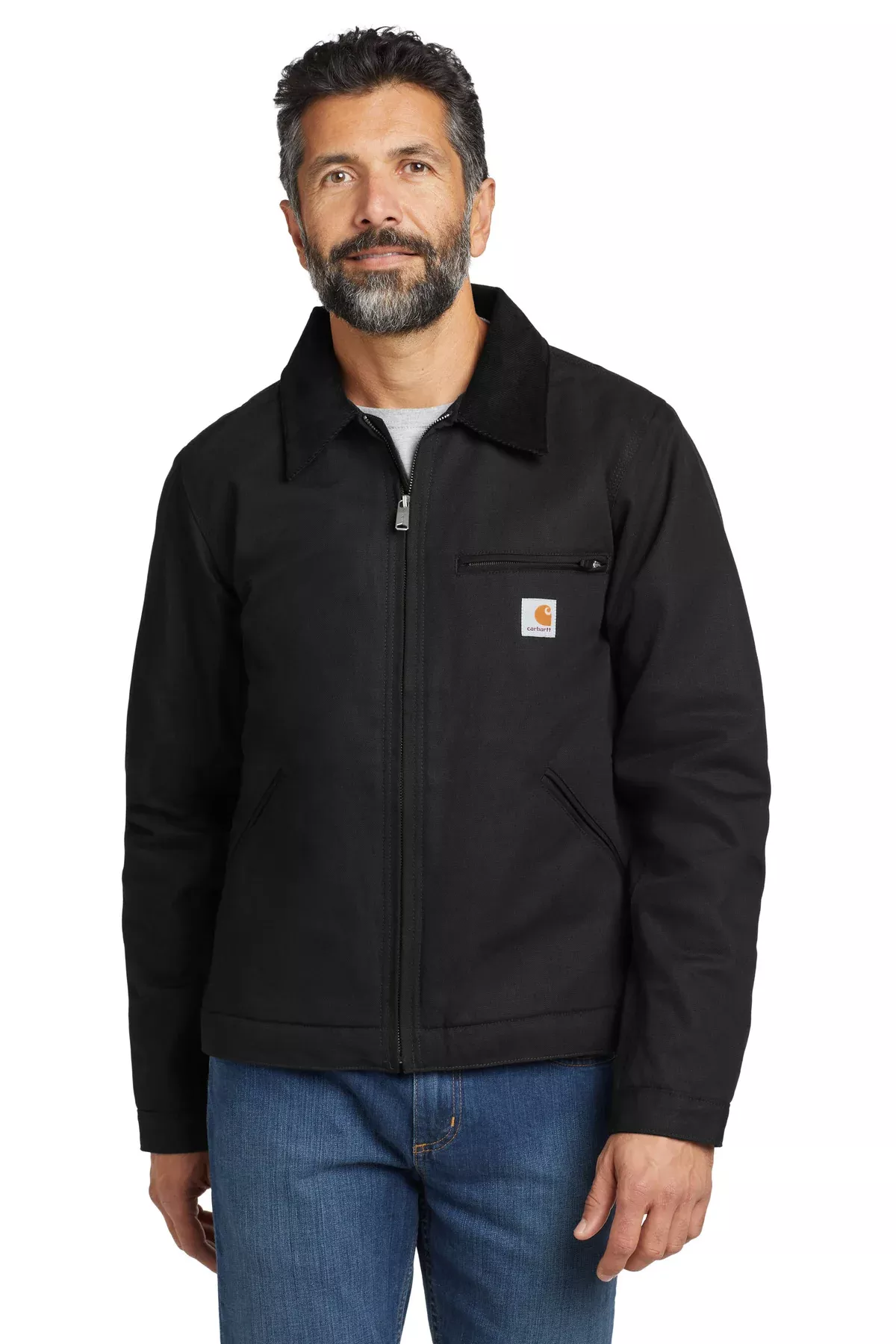 Carhartt CT103828 Duck Detroit Jacket With Custom Embroidery