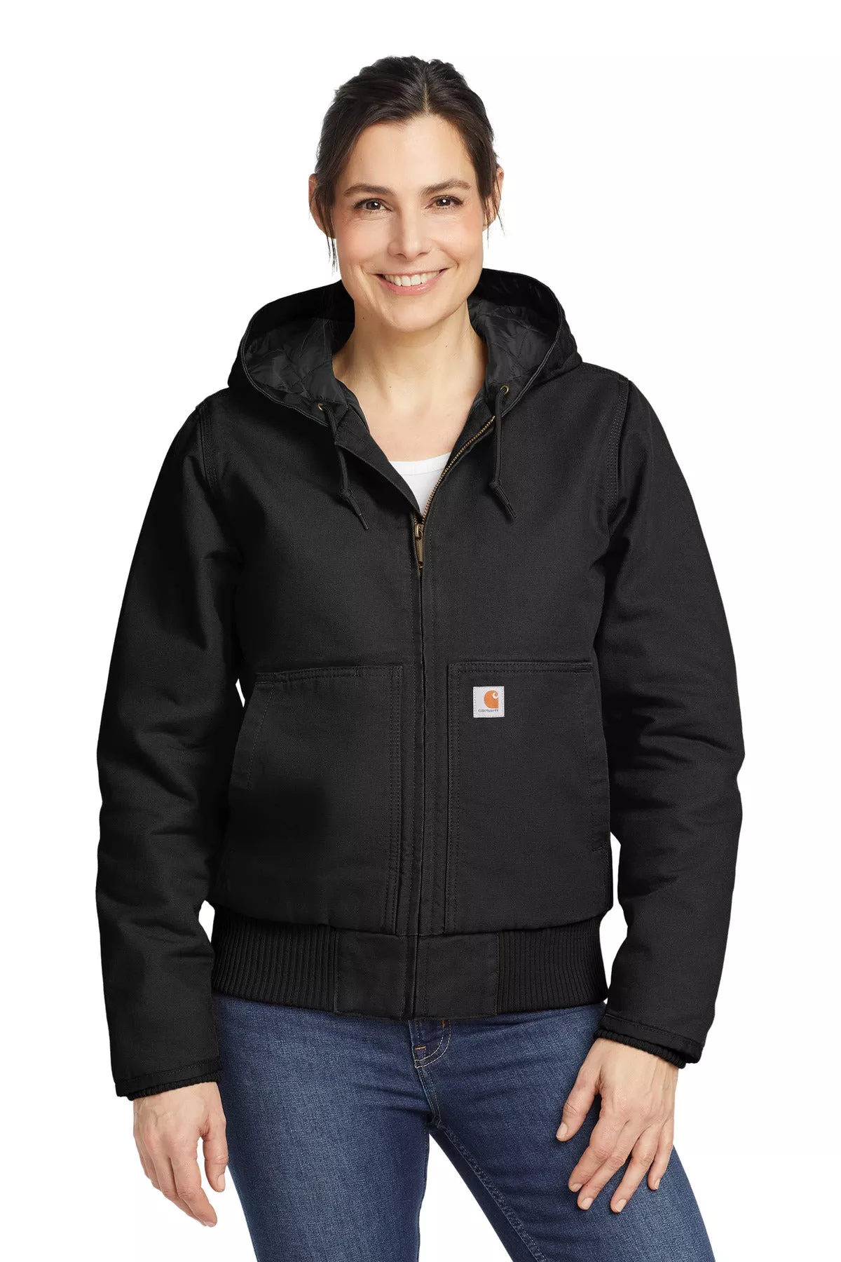 Carhartt CT104053 Women's Washed Duck Active Jac With Custom Embroidery