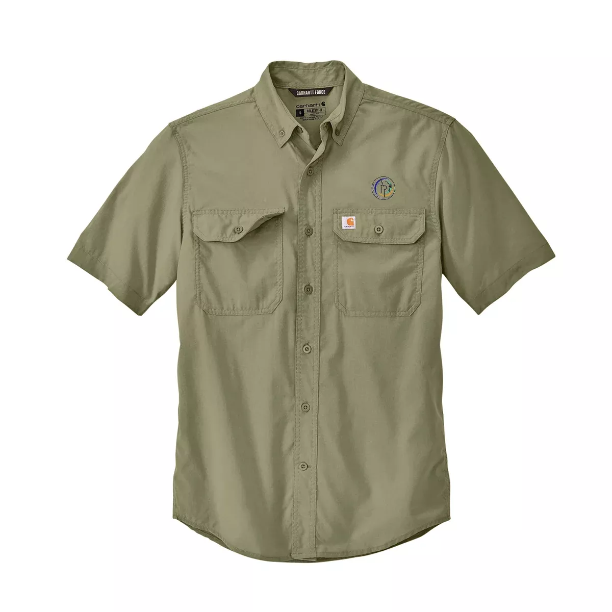 Carhartt Force Solid Short Sleeve Shirt, Full Color