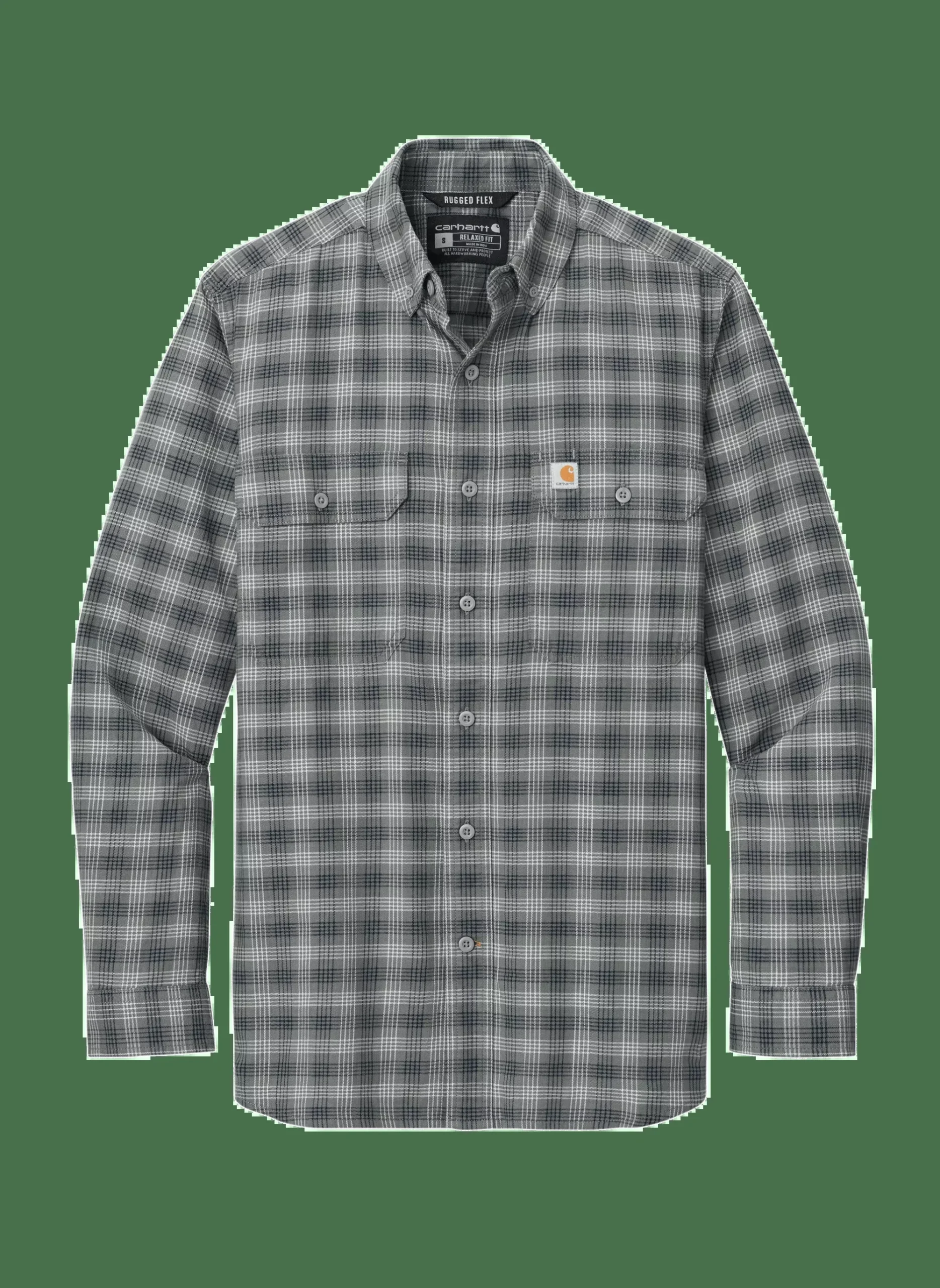 Carhartt - Men's Rugged Flex Plaid Long Sleeve Shirt
