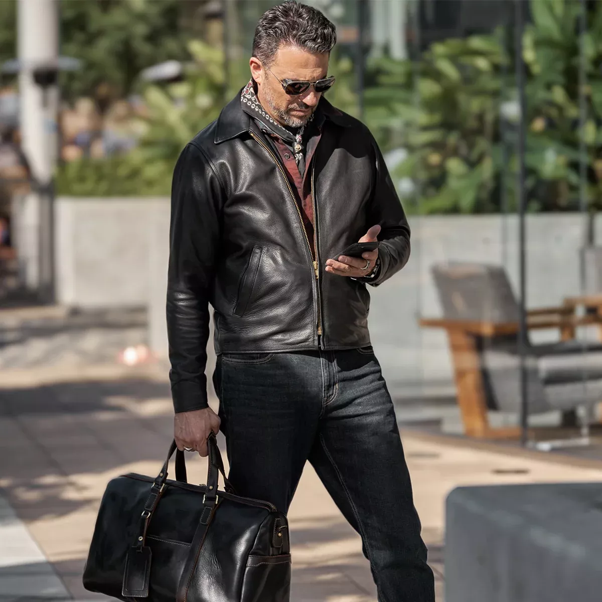 Classic Americana Bomber No.102 | Black