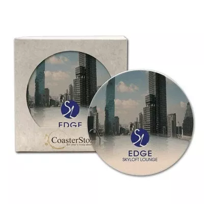CoasterStone - Absorbent Single Stone Round Coaster