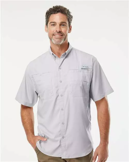 Columbia 128705 PFG Tamiami™ II Short Sleeve Shirt With Custom Embroidery