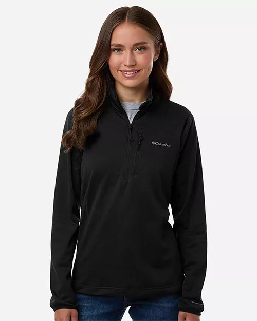 Columbia 213624 Women's Essential Hike Grid Fleece Half-Zip Pullover
