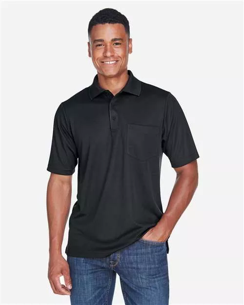 CORE365 88181P Origin Performance Piqué Polo with Pocket With Custom Embroidery