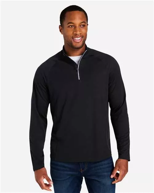 CORE365 CE418 Origin Performance Pique Quarter-Zip Pullover With Custom Embroidery