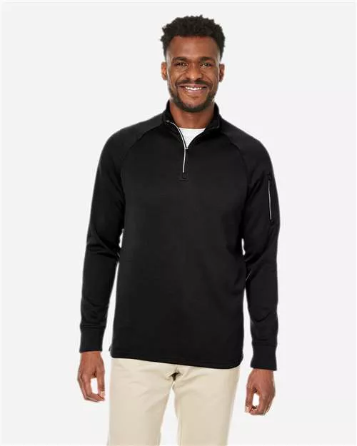 CORE365 CE801 Fusion ChromaSoft™ Fleece Quarter-Zip Pullover With Custom Embroidery