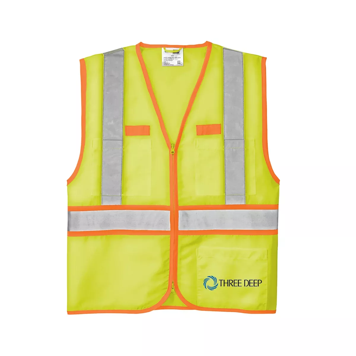 CornerStone ANSI 107 Class 2 Dual Color Safety Vest, Full Color