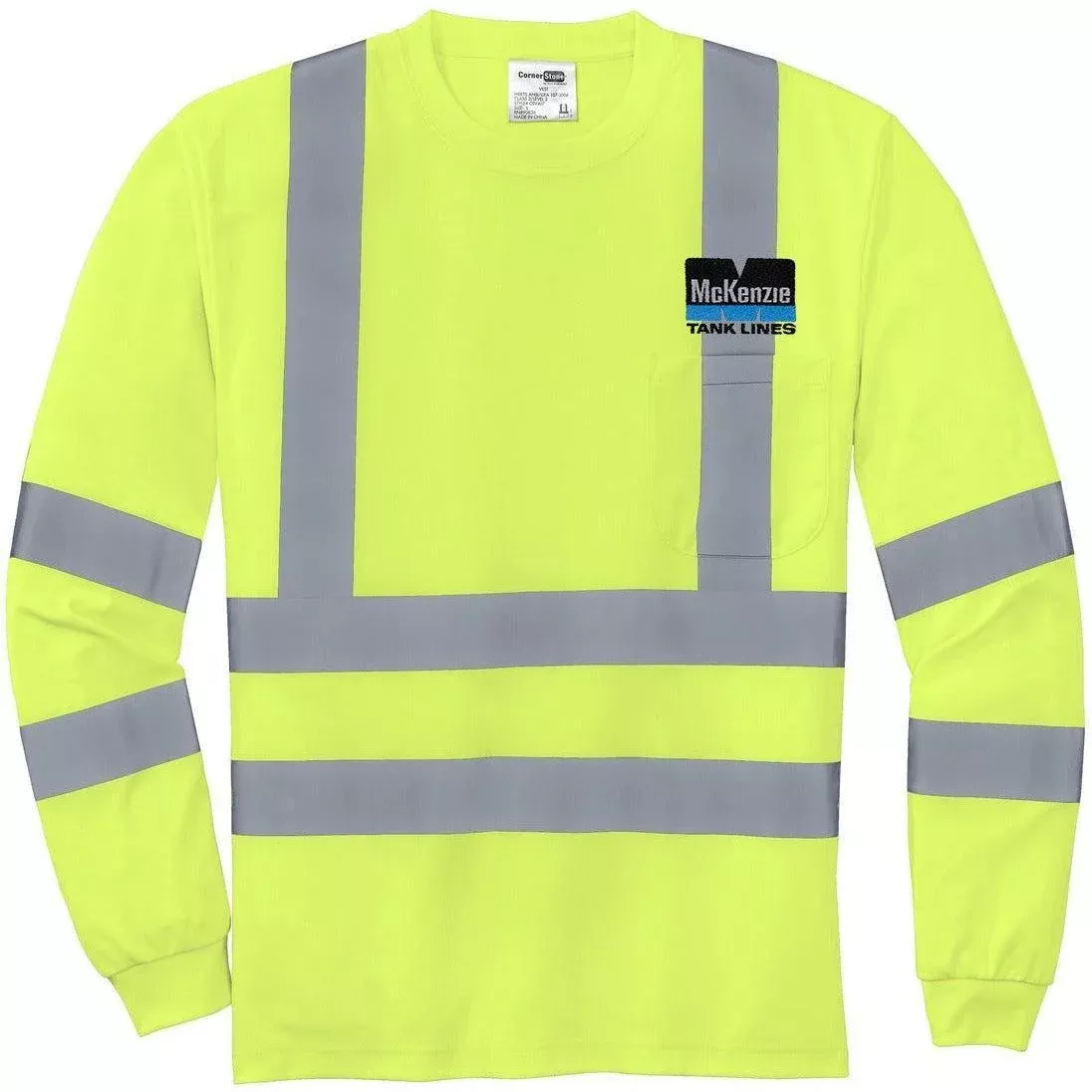 CornerStone - ANSI 107 Class 3 Long Sleeve Snag-Resistant Reflective T-Shirt