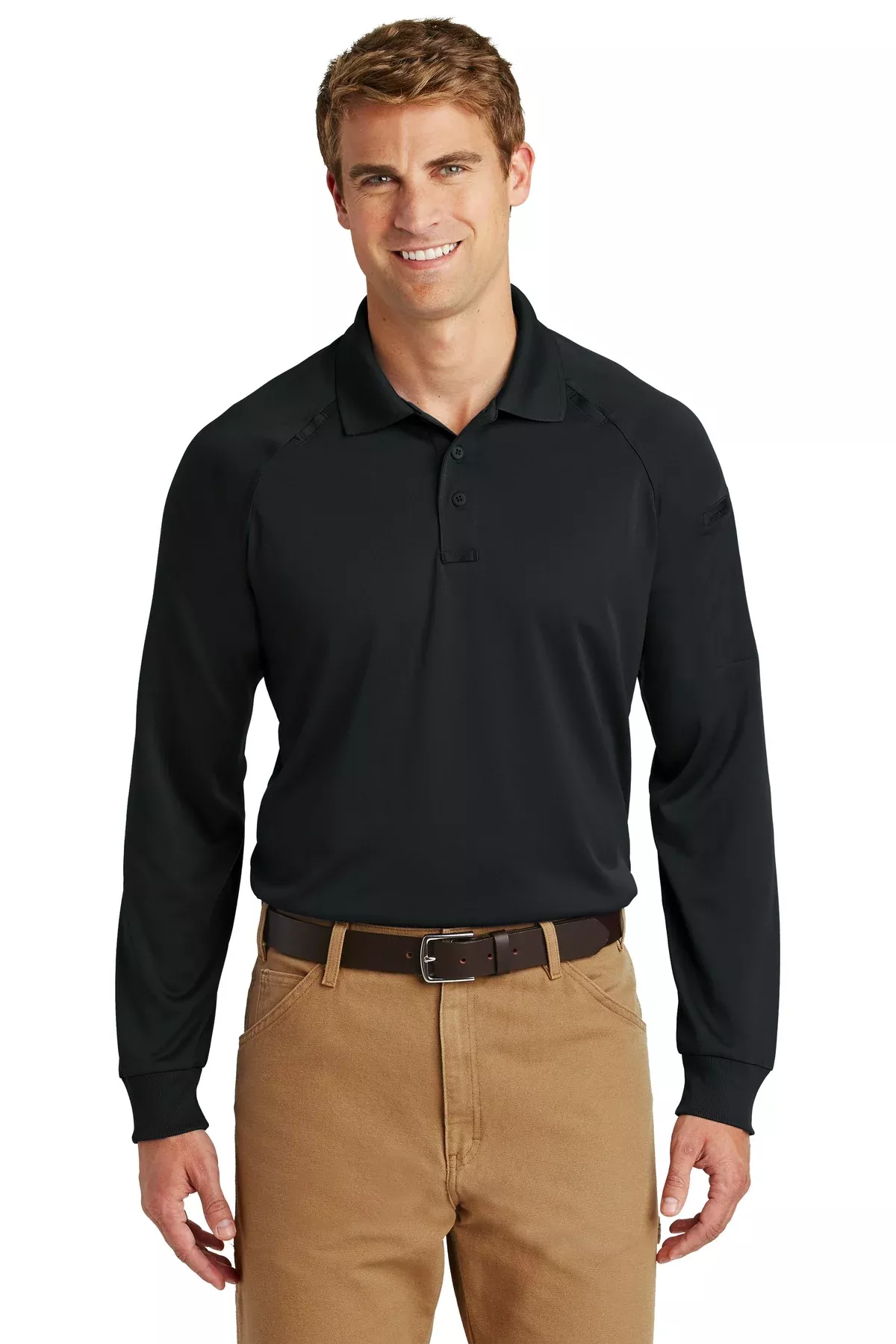 CornerStone CS410LS | Polo | Select Long Sleeve Snag-Proof Tactical