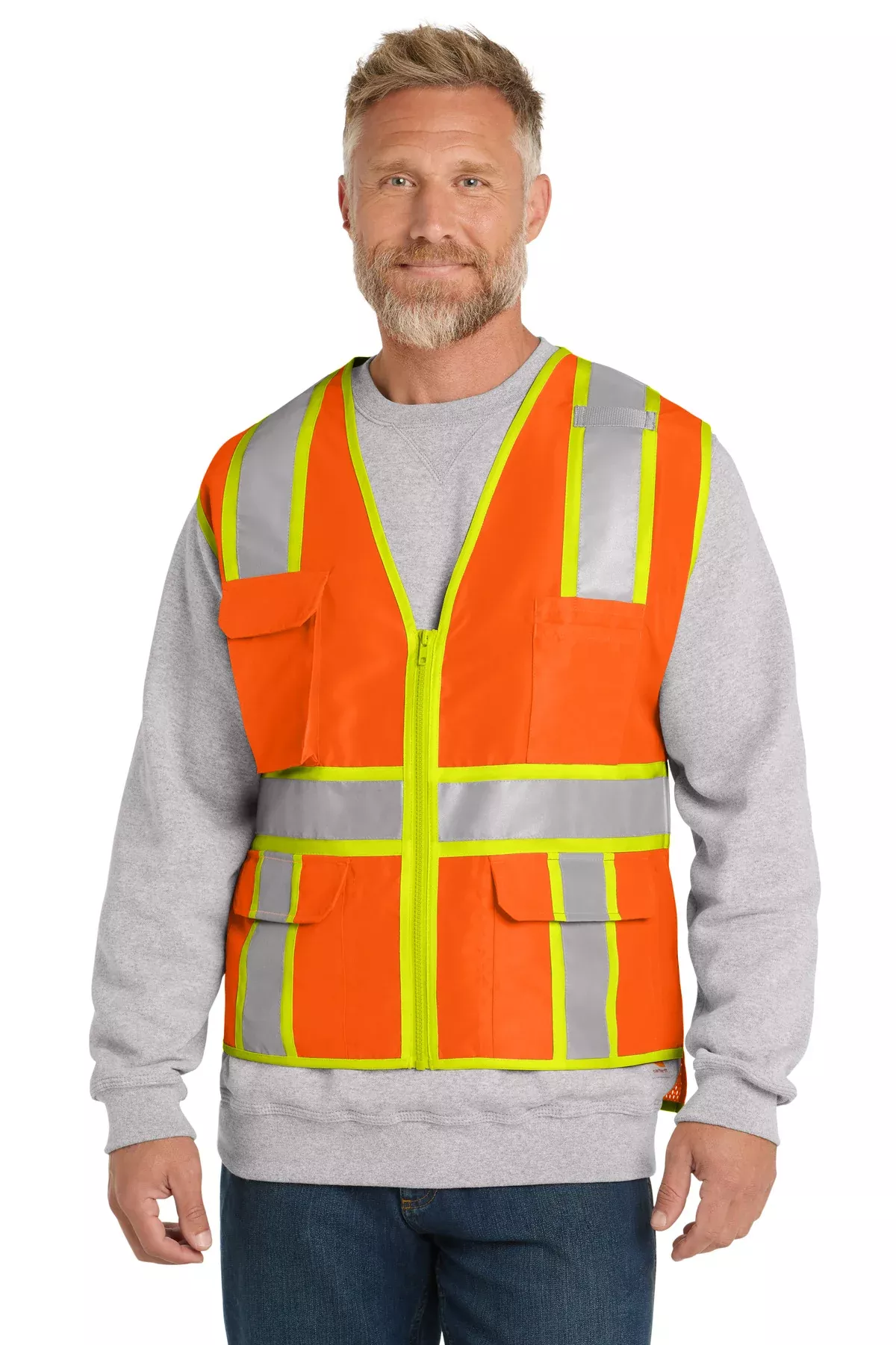 CornerStone CSV105 | Vest | ANSI 107 Class 2 Surveyor Zippered Two-Tone
