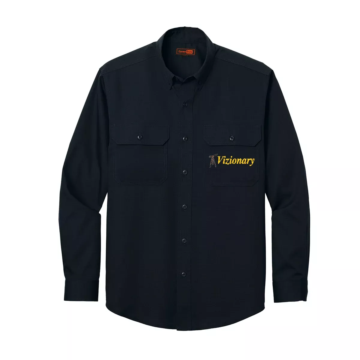 CornerStone Long Sleeve Select Ripstop Shirt, Full Color