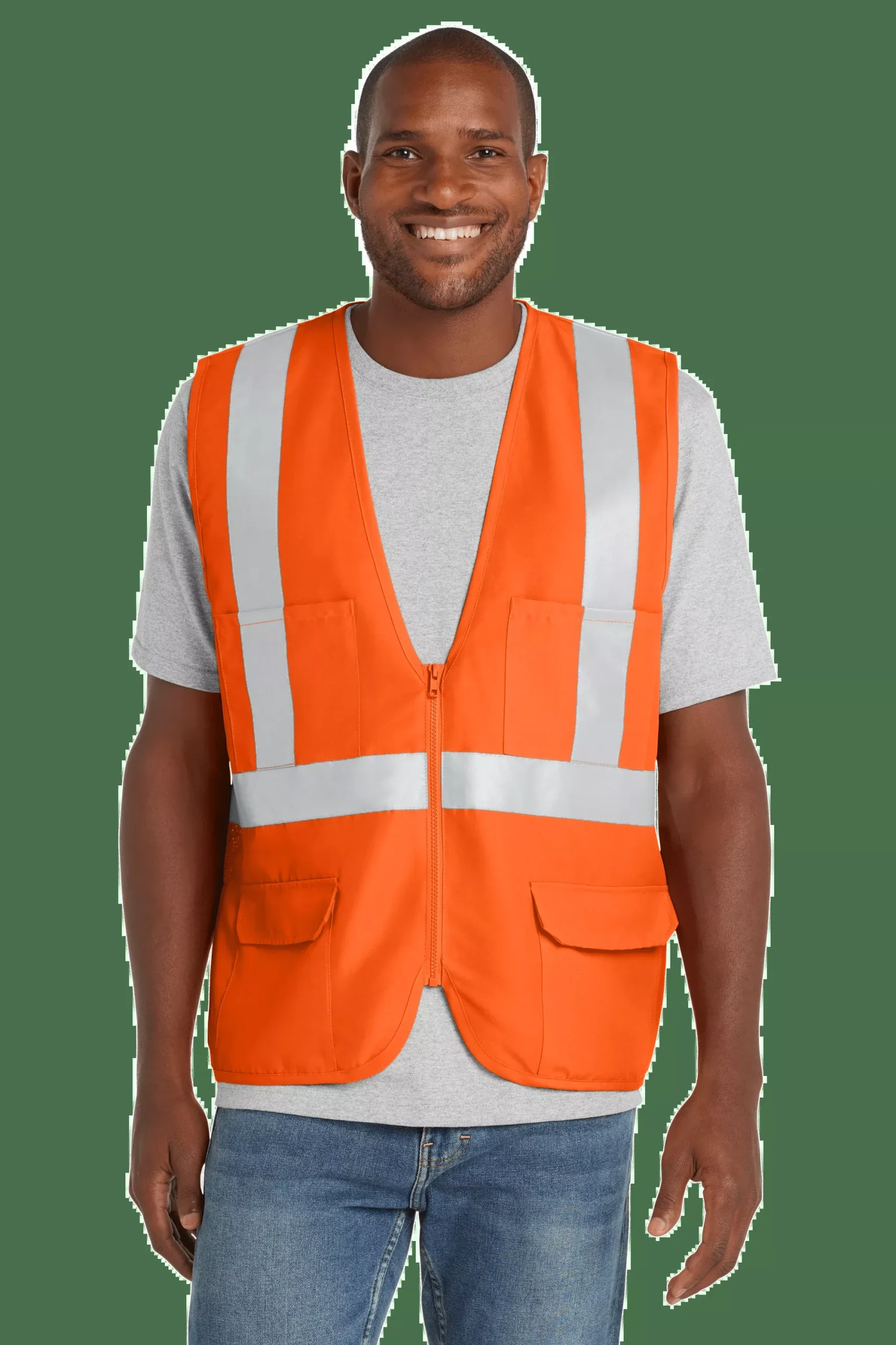 CornerStone - Men's ANSI 107 Class 2 Mesh Back Safety Vest