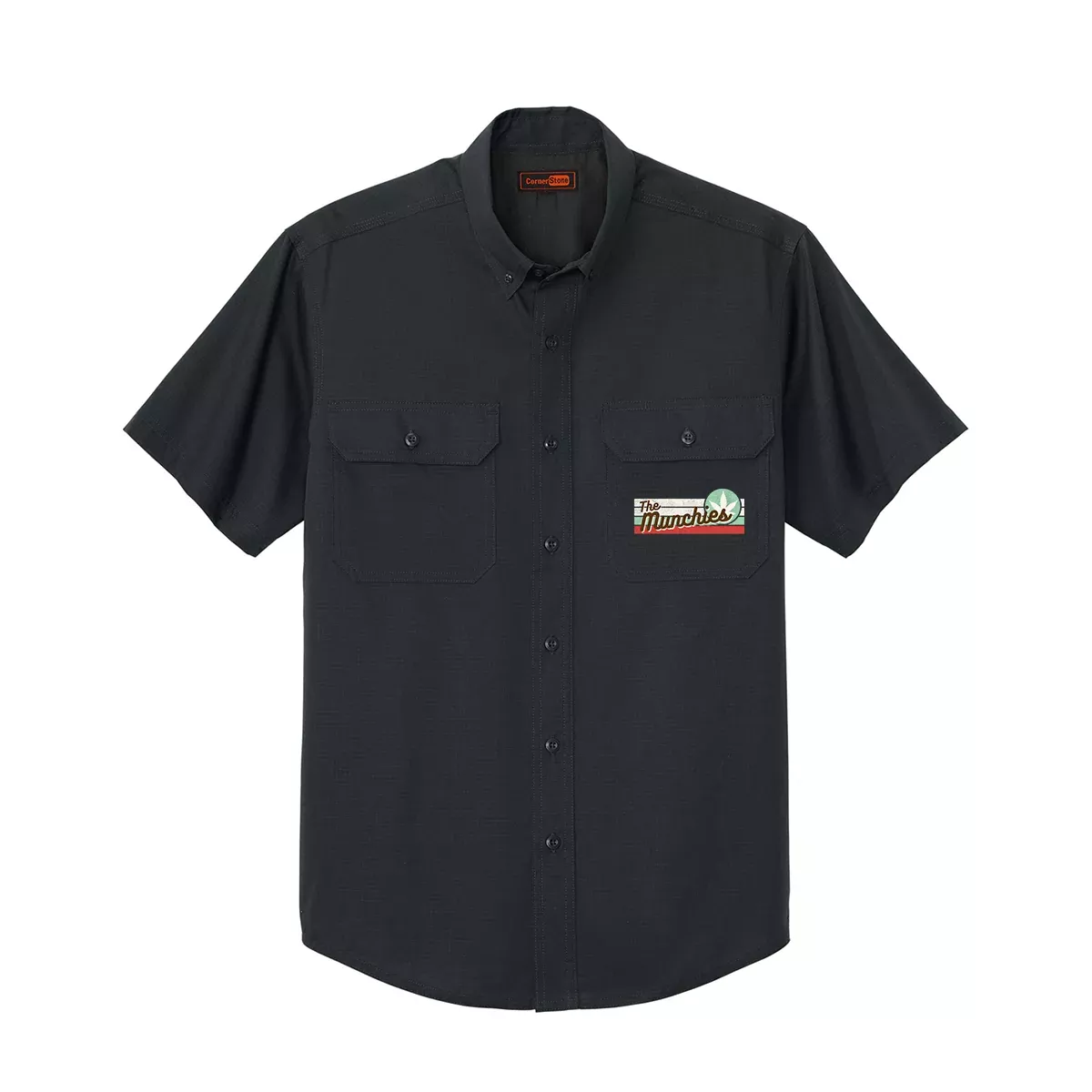 CornerStone Short Sleeve Select Ripstop Shirt, Full Color