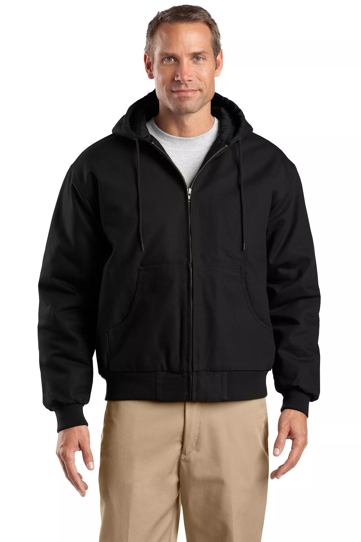 CornerStone TLJ763H | Jacket | Tall Duck Cloth Hooded