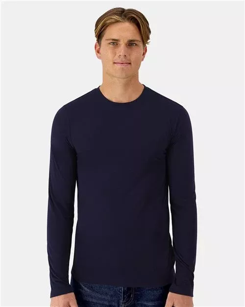 Custom Embroidered - Hanes - Unisex Cool DRI Cotton Touch Long Sleeve T-Shirt - 484L