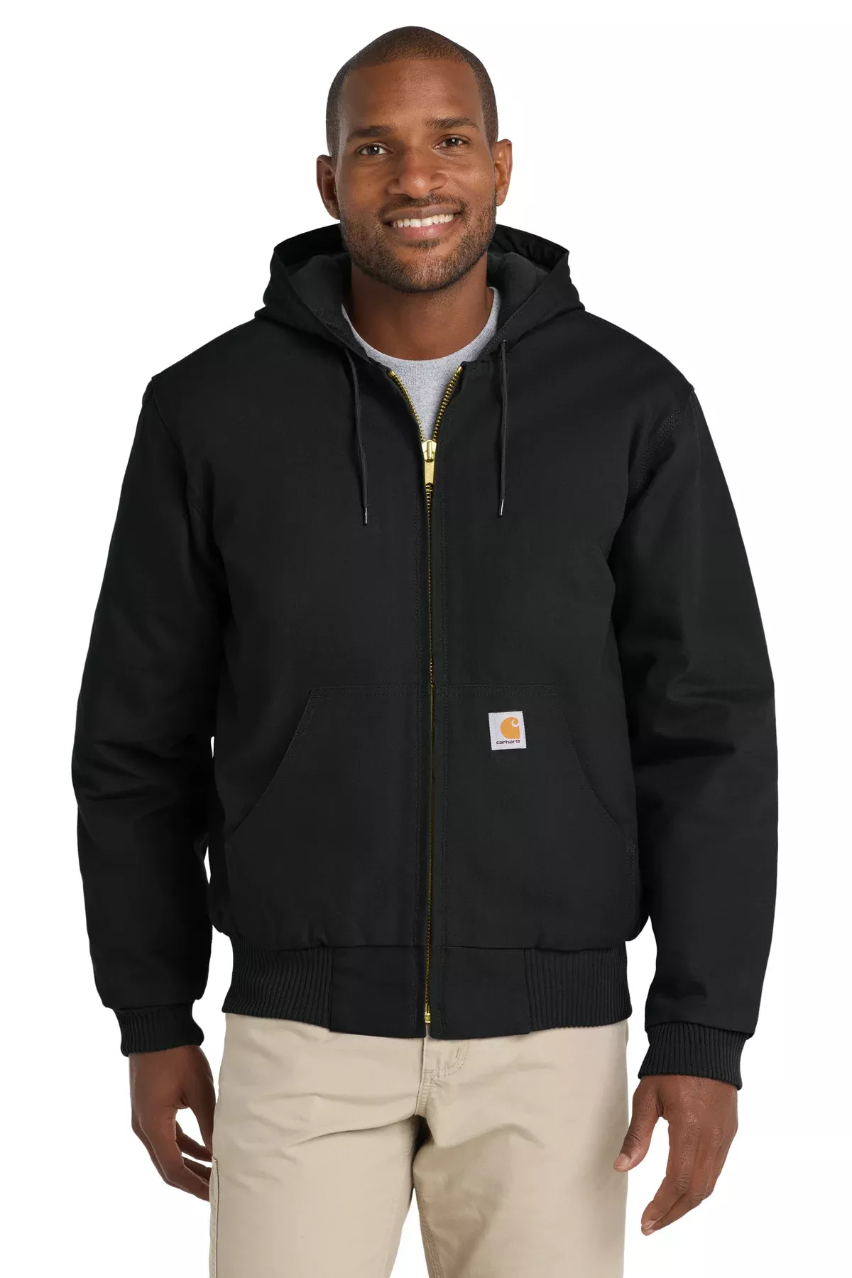 Custom Embroidered or DTF Printed - CarharttTall Quilted-Flannel-Lined Duck Active Jac. CTT106677