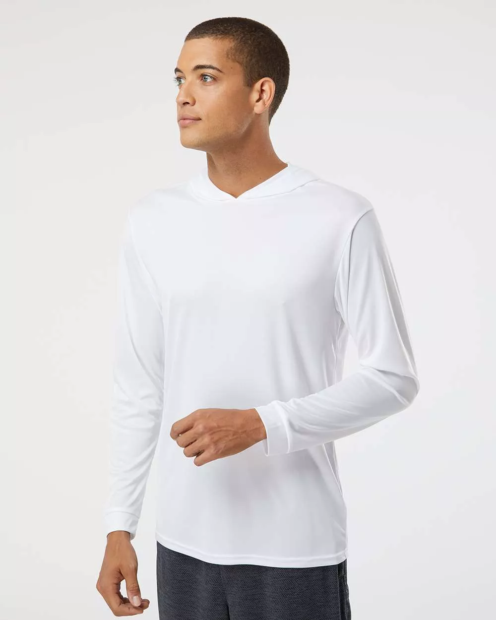 Custom Embroidered - Paragon - Bahama Performance Hooded Long Sleeve T-Shirt - 220