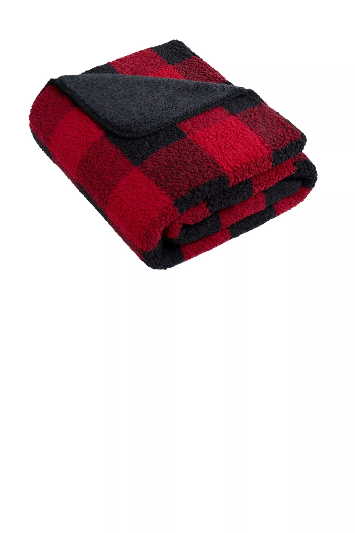 Custom Embroidered - Port Authority Double-Sided Sherpa/Plush Blanket BP48