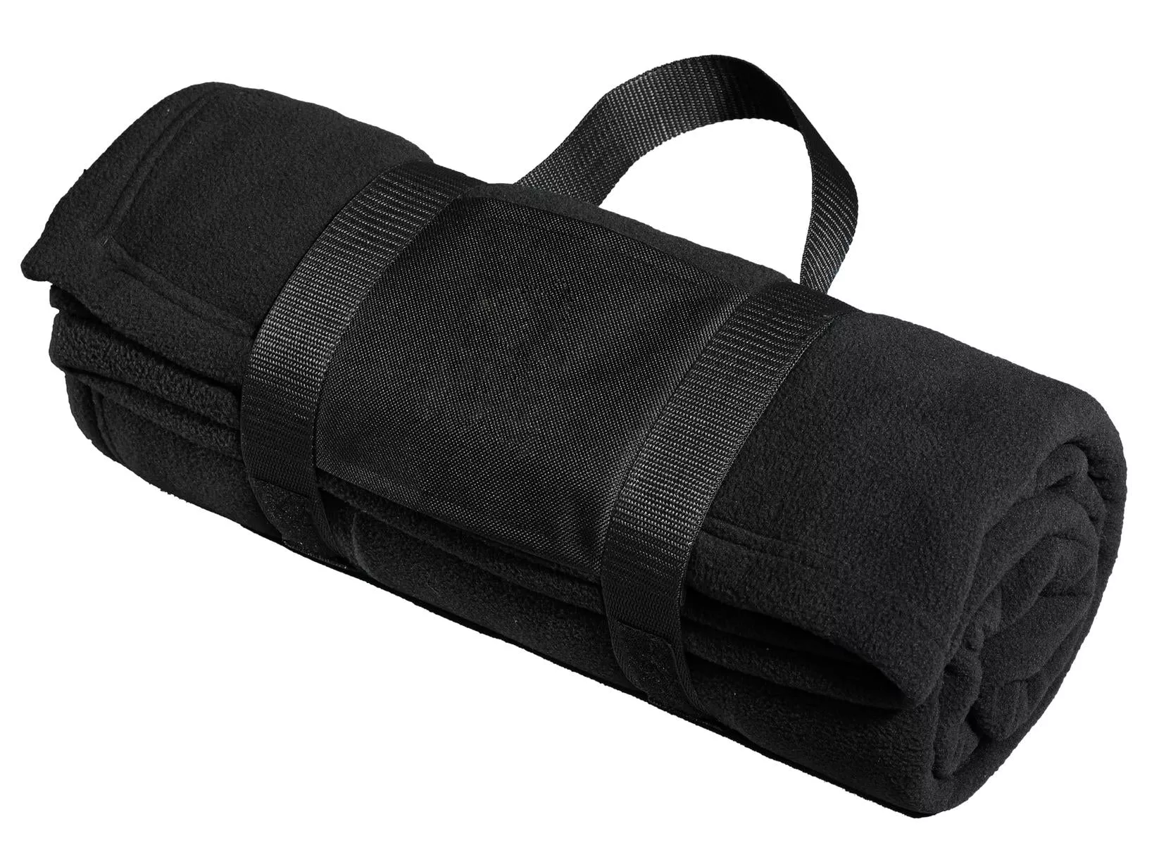 Custom Embroidered - Port Authority Fleece Blanket with Carrying Strap. BP20