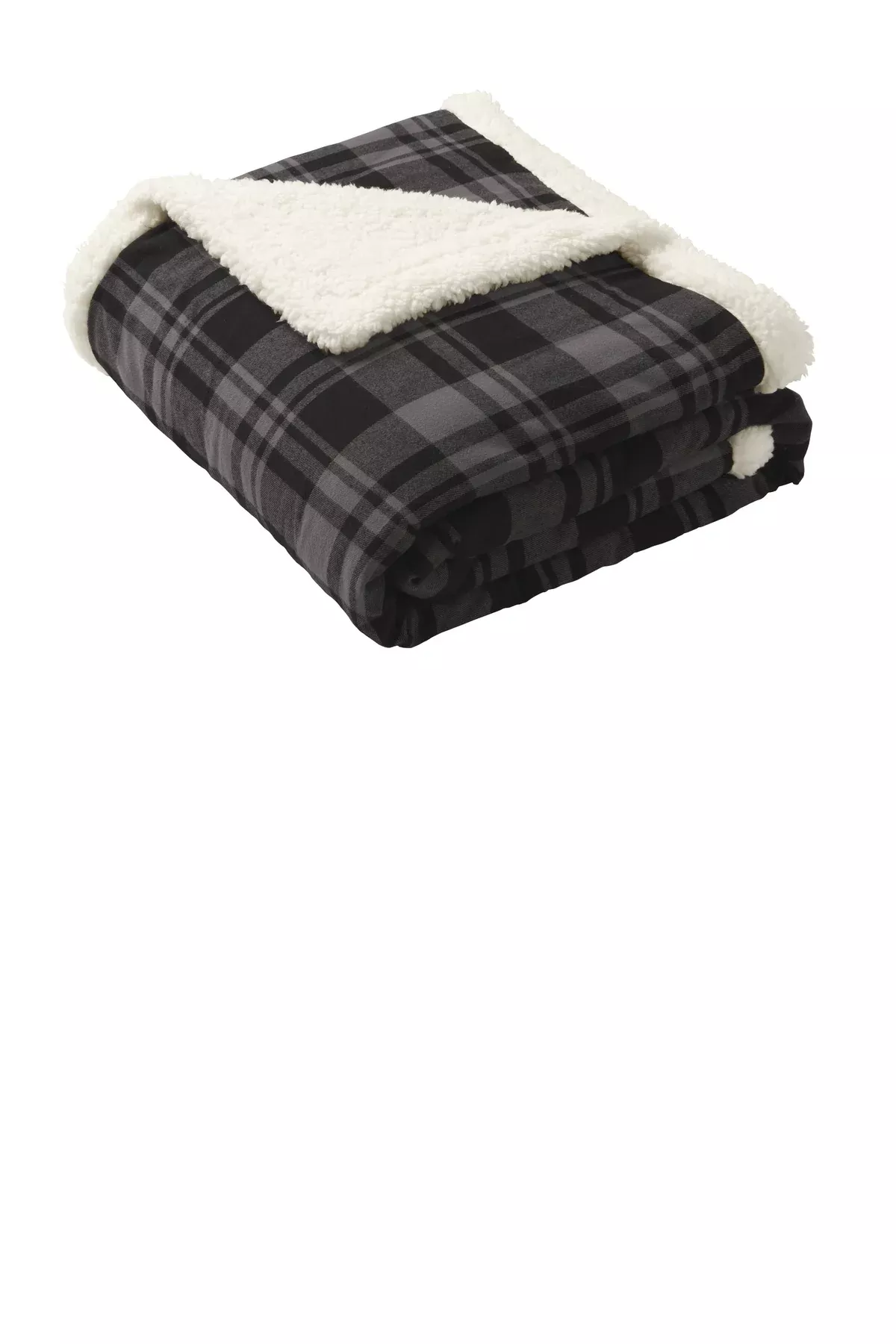 Custom Embroidered - Port AuthorityFlannel Sherpa Blanket. BP43