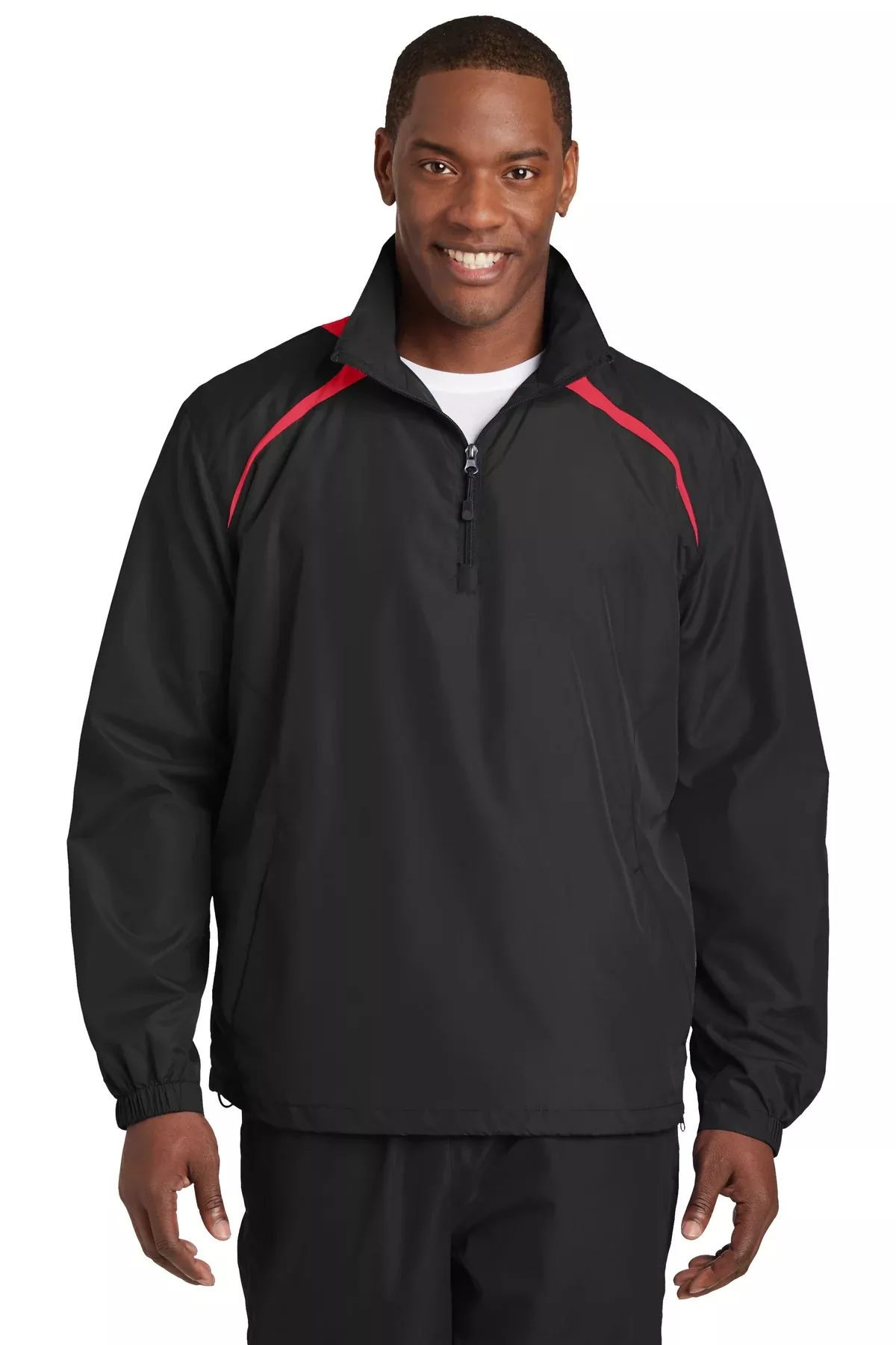 Custom Embroidered - Sport-Tek 1/2-Zip Wind Shirt. JST75