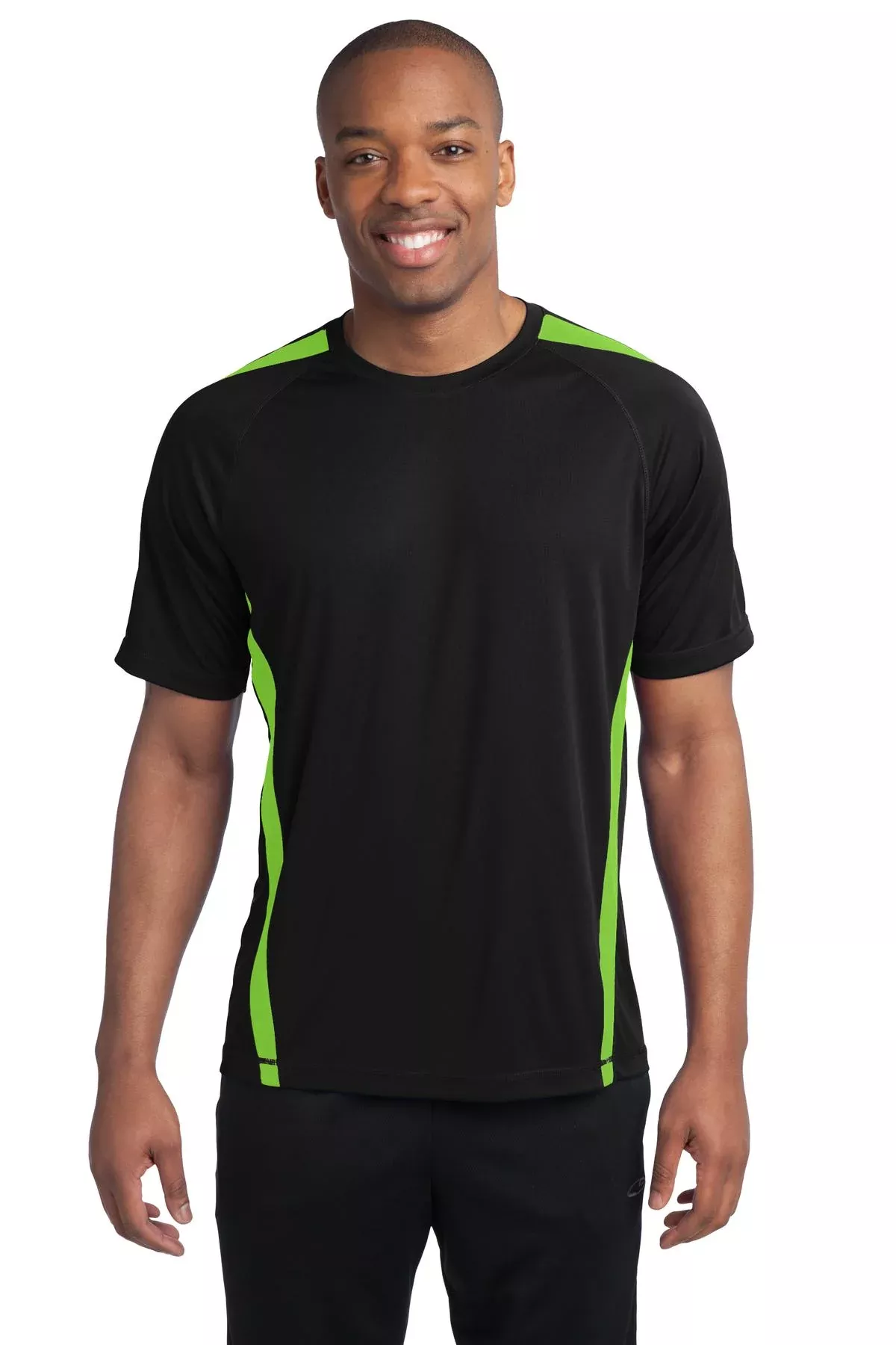 Custom Embroidered - Sport-Tek Colorblock PosiCharge Competitor™ Tee. ST351