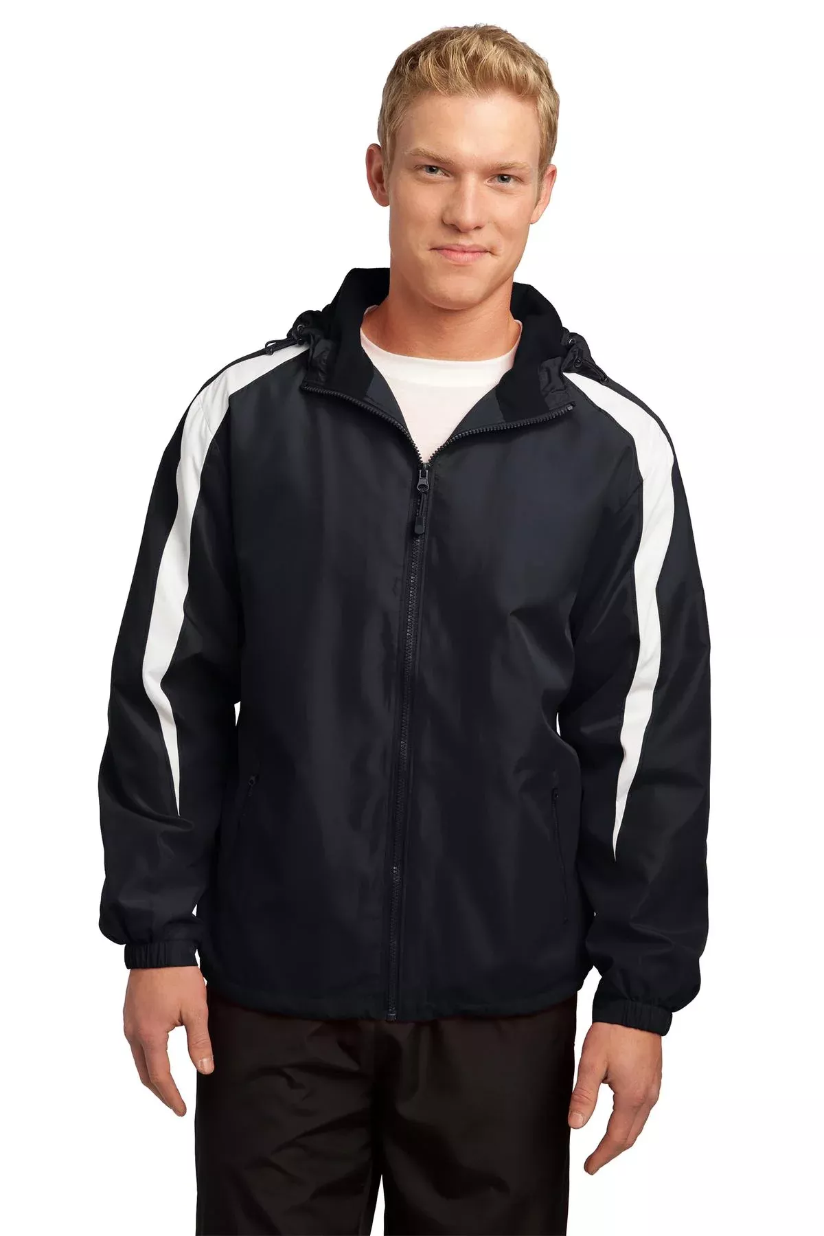 Custom Embroidered - Sport-Tek Fleece-Lined Colorblock Jacket. JST81