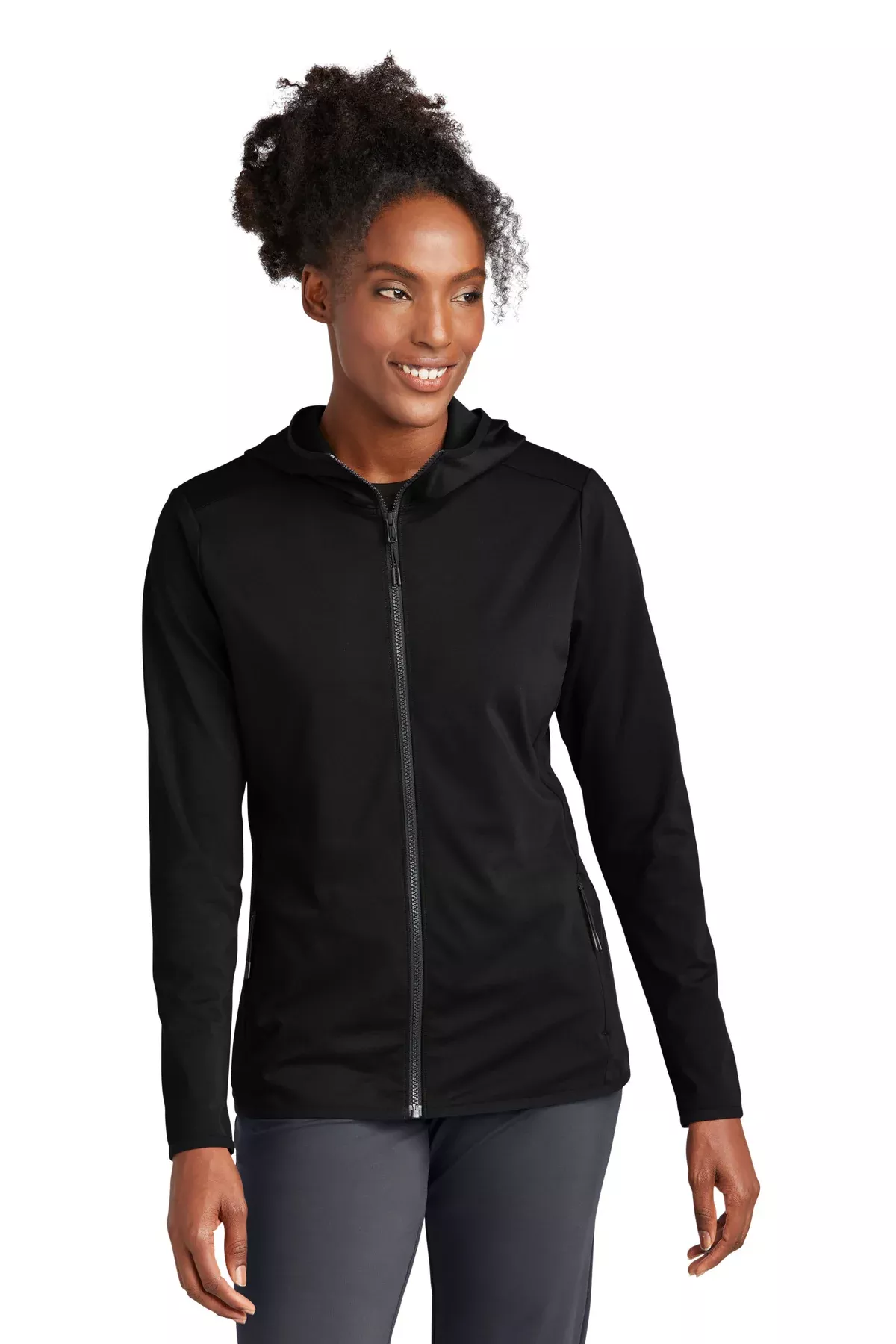 Custom Embroidered - Sport-Tek Ladies Circuit Hooded Full-Zip LST870