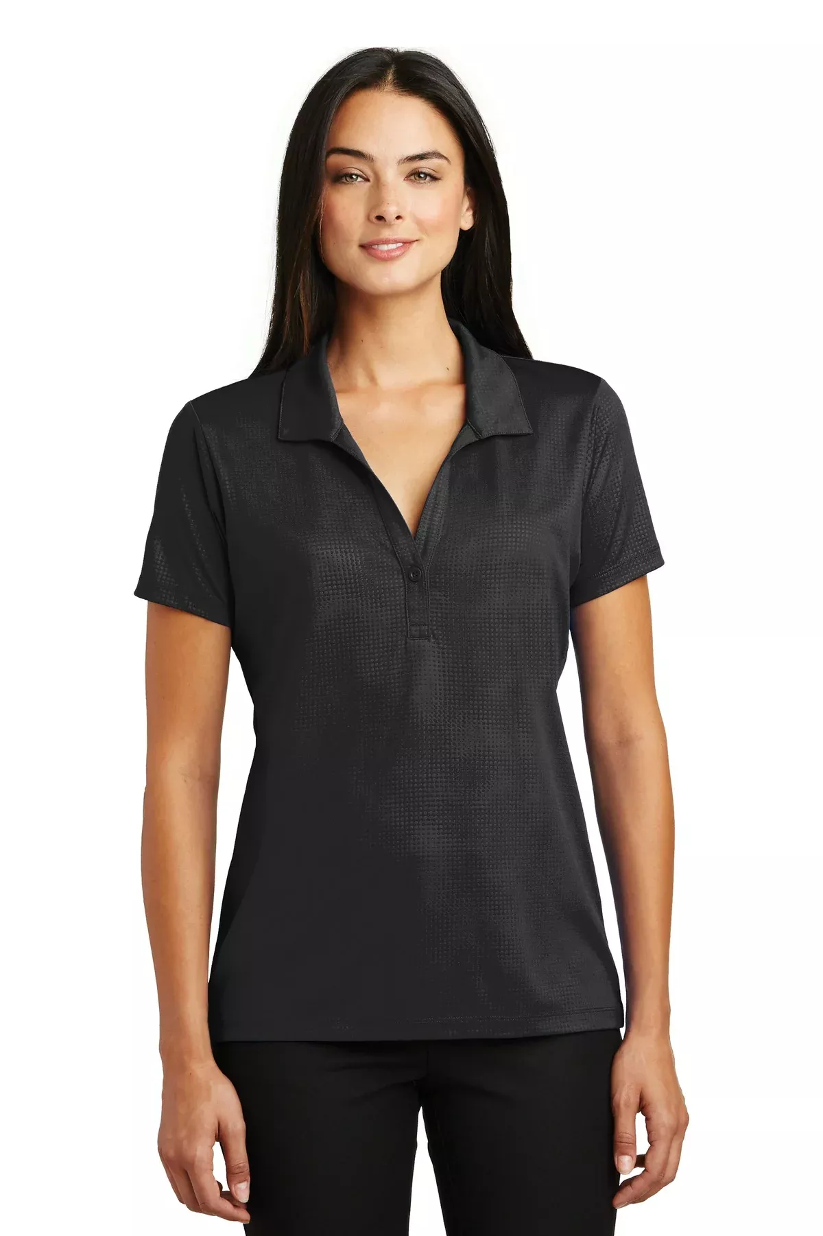 Custom Embroidered - Sport-Tek Ladies Embossed PosiCharge Tough Polo. LST630