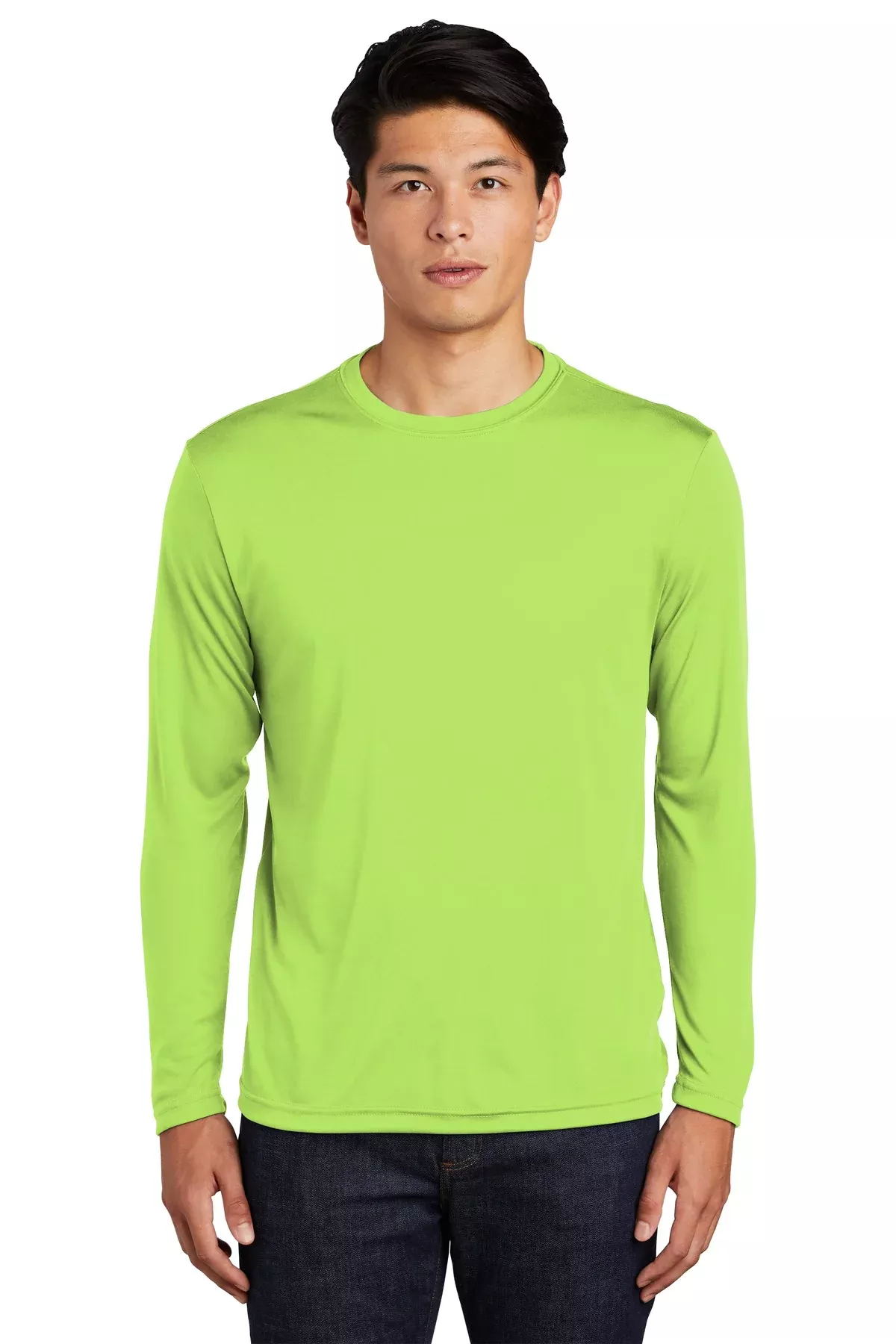 Custom Embroidered - Sport-Tek Long Sleeve PosiCharge Competitor™ Tee. ST350LS