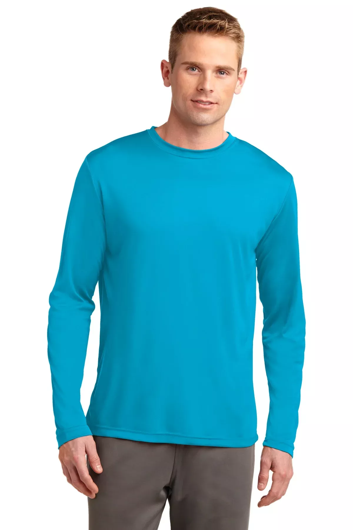 Custom Embroidered - Sport-Tek Tall Long Sleeve PosiCharge Competitor™ Tee. TST350LS