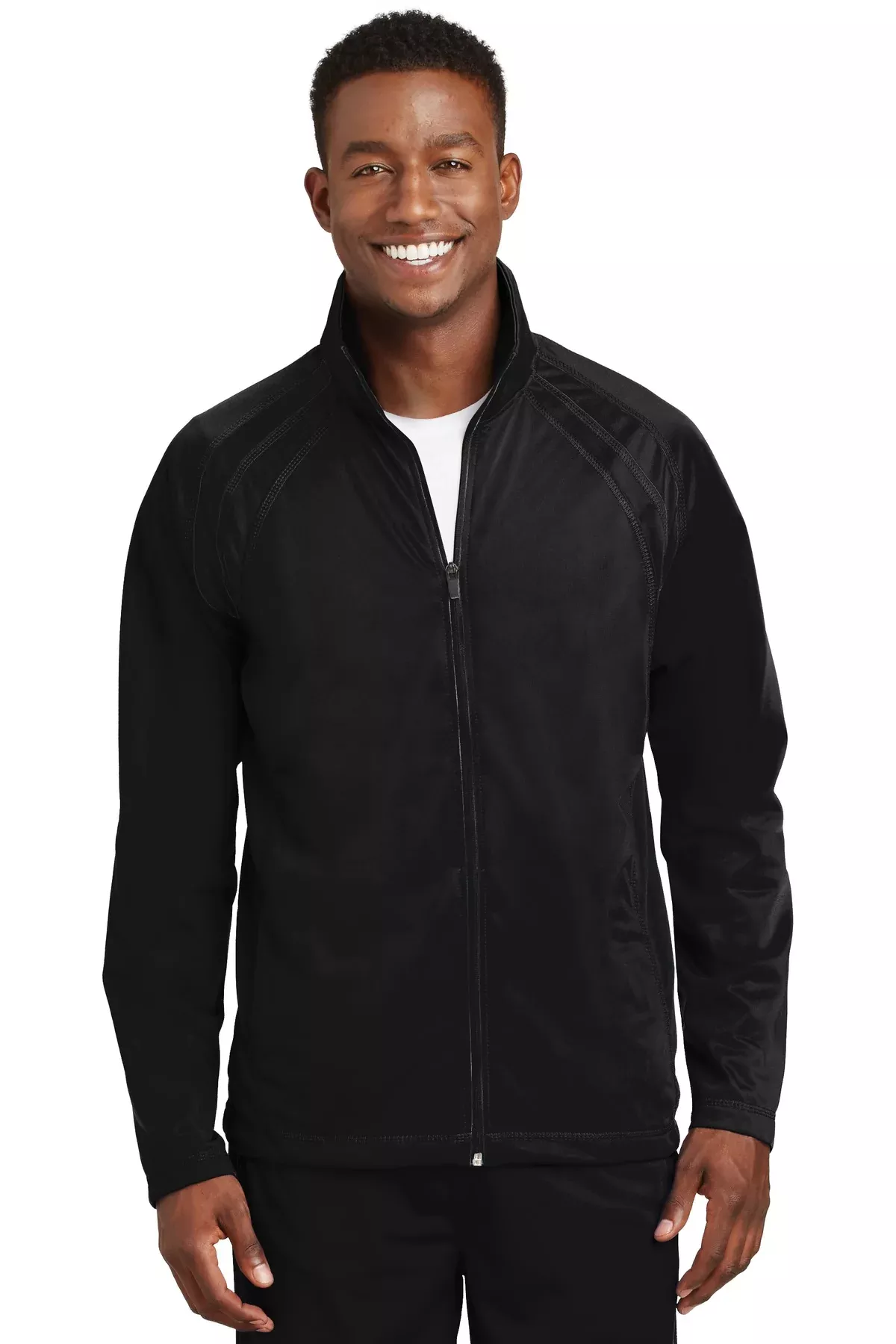 Custom Embroidered - Sport-Tek Tricot Track Jacket. JST90