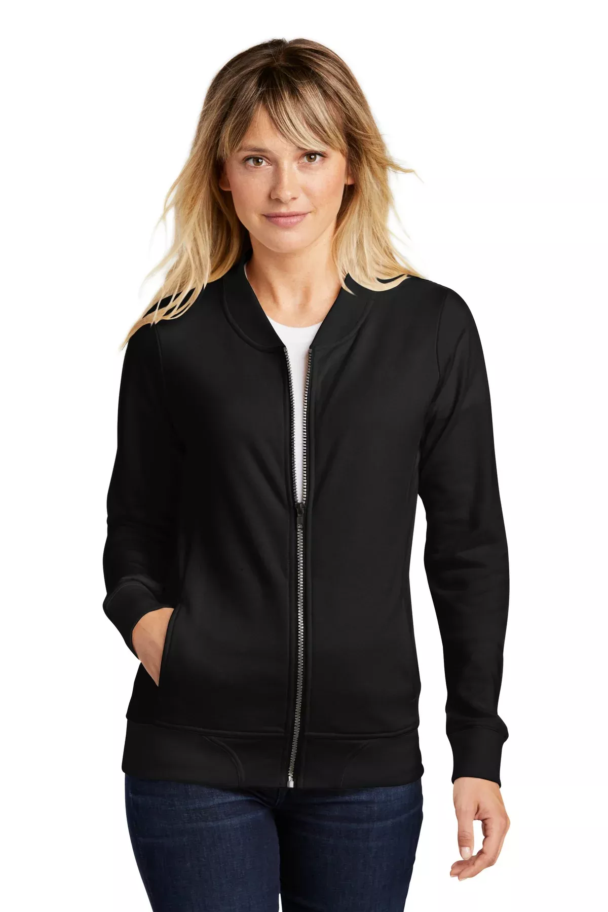 Custom Embroidered - Sport-TekLadies Lightweight French Terry Bomber LST274